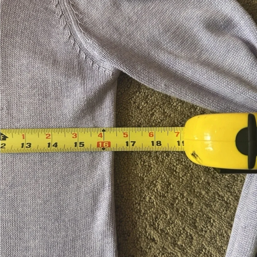 Lululemon YOGA 🧘 sunset savasana lilac open back sweater 6-8, Medium EUC